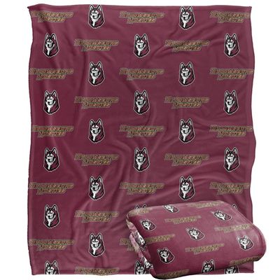 Bloomsburg University Blanket, 50"x60" Logo Pattern, Silky Touch Super Soft Throw Blanket