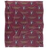 Bloomsburg University Blanket, 50"x60" Logo Pattern, Silky Touch Super Soft Throw Blanket view 2