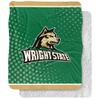 Wright State University Blanket, 50"x60" Logo Dots, Silky Touch Sherpa Back Super Soft Throw Blanket view 1