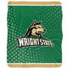 Wright State University Blanket, 50"x60" Logo Dots, Silky Touch Sherpa Back Super Soft Throw Blanket view 2