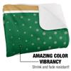 Wright State University Blanket, 50"x60" Logo Dots, Silky Touch Sherpa Back Super Soft Throw Blanket view 3