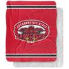 Jacksonville State University Blanket, 50"x60" Primary Logo, Silky Touch Sherpa Back Super Soft Throw Blanket view 1