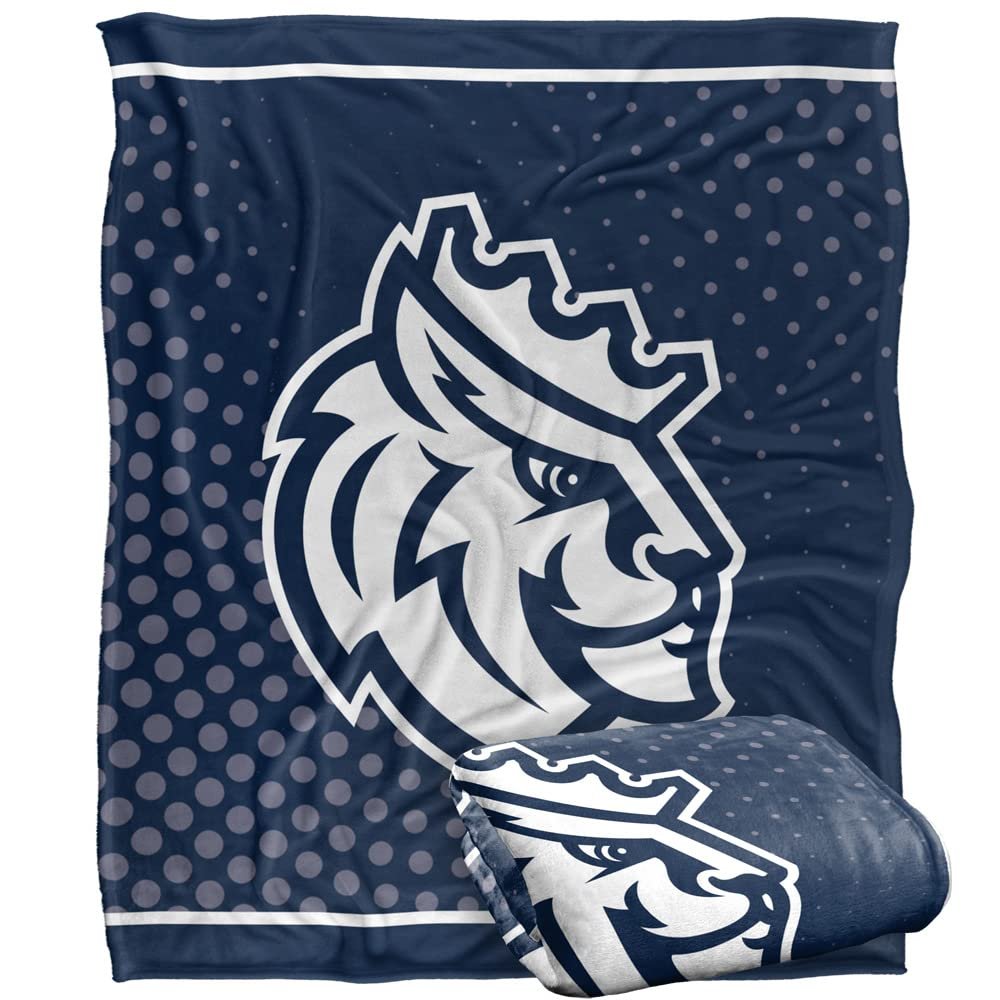 Queens University of Charlotte Blanket, 50"x60" Logo Dots, Silky Touch Super Soft Throw Blanket