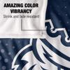 Queens University of Charlotte Blanket, 50"x60" Logo Dots, Silky Touch Super Soft Throw Blanket view 4