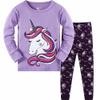 LitBud Girls Kids Christmas Unicorn Pajamas Pyjamas Sleepwears 2pcs Long Sleeves Pjs Nightwear Tops + Pants Sets for Girls Toddler Size 4-5 Years 5T view 1