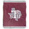 Texas Southern University Blanket, 50"x60" Logo Dots, Silky Touch Sherpa Back Super Soft Throw Blanket view 2
