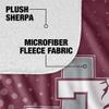 Texas Southern University Blanket, 50"x60" Logo Dots, Silky Touch Sherpa Back Super Soft Throw Blanket view 4