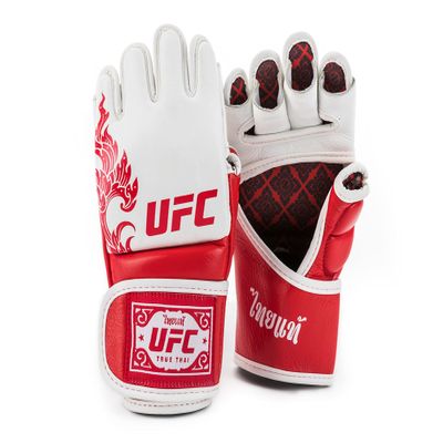 UFC True Thai MMA Grappling Gloves (S, White)