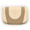 Crestliner Boat Console Backrest Cushion 2157887 | Tan Cream view 1