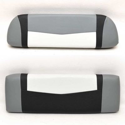Lowe Boat Backrest Cushion Set 2163709 | Gray Black 2 Piece