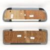 Lowe Boat Backrest Cushion Set 2163709 | Gray Black 2 Piece view 4