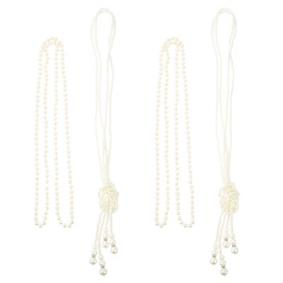 LALAFINA 2sets Necklace Vintage Choker Strand Necklaces for Women Elegant Jewelry for Fall Sweater Outfits Present for Loved