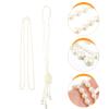 LALAFINA 2sets Necklace Vintage Choker Strand Necklaces for Women Elegant Jewelry for Fall Sweater Outfits Present for Loved view 4
