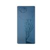 Pan Yoga Non Slip Yoga Mat with Carrying Strap  100% Eco-friendly Pro Yoga Mat- Natural Rubber and PU - Organic Yoga Mat for Women, Large Yoga Mat for Men, (74" x 28" x 4mm Thick) (Ocean Blue) view 1