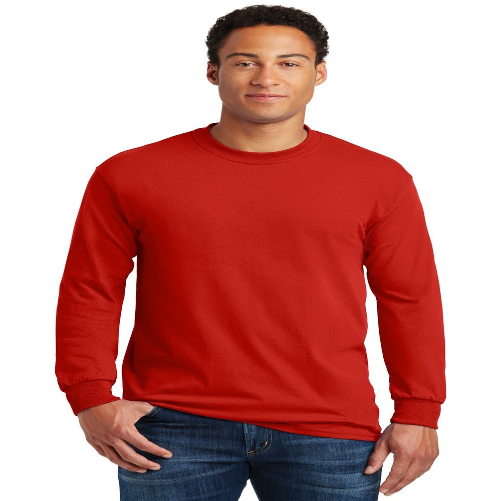 Gildan Long Sleeve, (G5400) Red