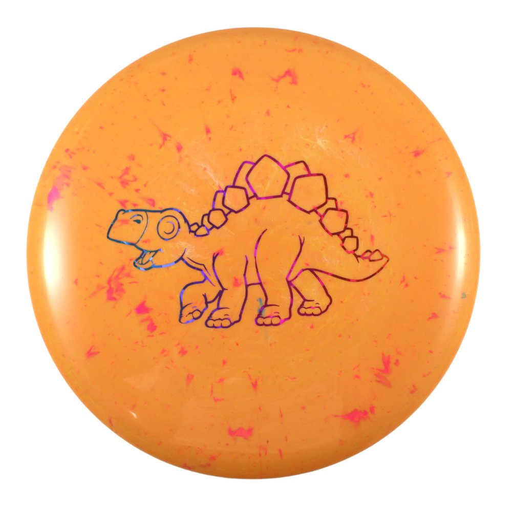 Stegosaurus Disc Golf Midrange for Children | Ultra Lightweight | Made by Dino Discs