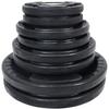 BalanceFrom Cast Iron Olympic 2-Inch Plate Weight Plate for Strength Training and Weightlifting, Multiple Packages 2INRC-85SET view 3