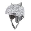 Krash! Silver Snow Leopard Snow Helmet, Youth 8+ (54-58cm) view 1