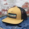 HOOEY Youth Adjustable Snapback Mesh Back Trucker Hat (Rodeo - Tan/Black) view 4