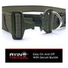 AYIN TACTICAL Belt Quick Release Rigger MOLLE Belt 1.5 inch Inner & 2 inch Outer Range Tactical Heavy Duty (Olive Drab, MD-LG) view 3