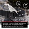 AYIN TACTICAL Belt Quick Release Rigger MOLLE Belt 1.5 inch Inner & 2 inch Outer Range Tactical Heavy Duty (Black, LG-XL) view 3