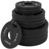BalanceFrom Cast Iron Olympic 2-Inch Plate Weight Plate for Strength Training and Weightlifting, 70 LB Set (4x 2.5/5/10LB), Color #1, Multiple Packages view 2
