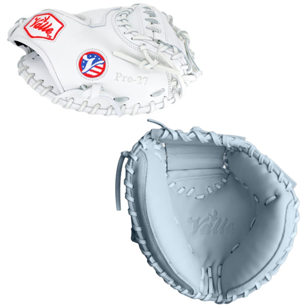 Valle Pro 27 Kip Leather 27 Baseball Catchers Training Mitt (Right Hand Throw)