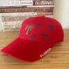 Adjustable Florida Palm Tree Hat  Red Outdoor Cap for Men, Gift for Floridians view 4