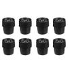CLISPEED Trampoline Leg Caps: 8pcs Replacement Mini Trampoline Leg Cap Tips Black Latex Covers Rebounder Replacement Covers Parts for Standard Trampoline Legs Chair Legs view 1