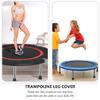 CLISPEED Trampoline Leg Caps: 8pcs Replacement Mini Trampoline Leg Cap Tips Black Latex Covers Rebounder Replacement Covers Parts for Standard Trampoline Legs Chair Legs view 3