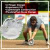 Valle Eagle KK-P 4-Finger Baseball Glove - Infield Flat-Style Training Glove - Durable Leather, Highly Flexible - Ideal for Any Age and Player - Perfect for Game Drills - Sure-Grip - Right Hand Throw view 3