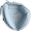 Valle Eagle 27S Strap-Back Baseball Catchers Training Mitt - Padded Leather Glove for Catching, Transfers, Eye Coordination & Pocket Awareness - Sports Essentials - White, 27 view 3