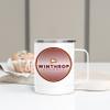 greeklife.store Winthrop University Stainless Steel Travel Mug Tumbler 13 OZ with Lid, Coffee Mug (Winthrop University 11) view 2