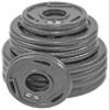 BalanceFrom Cast Iron Olympic 2-Inch Plate Weight Plate for Strength Training and Weightlifting, 70 LB Set (4x 2.5/5/10LB), Color #4, Multiple Packages view 2