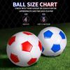 HyDren 4 Pcs Soccer Ball with Pump Official Size 4/5 Deflated Soccer Balls Bulk for Outdoor Indoor Practice Training Sport Gift for Kid Teen Youth Adult Back to School(Classic,Size 5) view 3