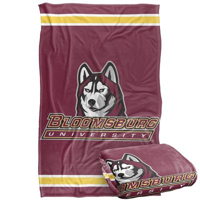 Bloomsburg University Blanket, 36"x58" Primary Logo, Silky Touch Super Soft Throw Blanket