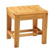 DMCHENGMA Spa Bench Wood Seat Stool Foot Rest Storage Shelf Bath Stool Wooden Bathroom Non-Slip Bench Old Man Bath Seat Bathtub Seat Disabled Handrail Shower Chair/Pregnant Woman Bath Stools view 1
