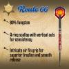 Shot! Darts Steel Tip, Americana Route 66 (23g/24g/25g), 80% Tungsten Barrel, Front Weighted, Handcrafted Professional Dart Set & Flights Made in New Zealand, Metal Tip for Bristle Dartboard view 2