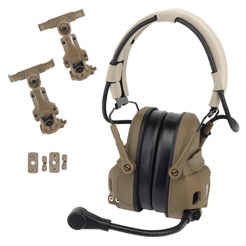 Shanyingquan Hunting Headset Shooting Noise Reduction Headset for OPS Core ARC and Wendy Helmet