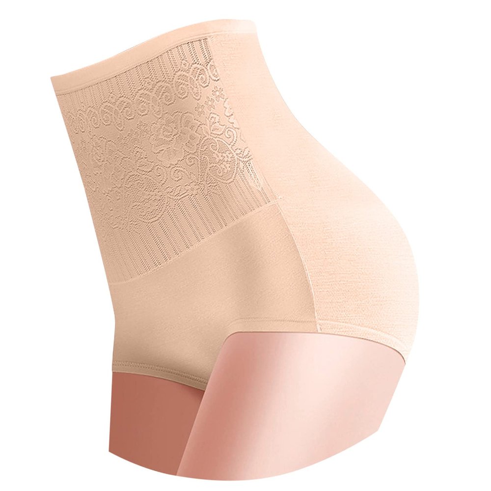 Butt Tummy Waist Shaper Slim Body Control Lifter Waist Pants Ladies Panties Women's Underwear Pack Bikini Beige