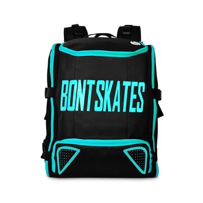 Bont Skates - Multi Sport Skate Backpack Travel Bag Small Size - Inline Ice Roller Speed Skating (Pool Party Blue)