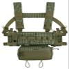 KRYDEX Chest Rig with 5.56/7.62 Magazine Holder,Wing Pouches,Dangler Pouch,Hook and Loop Panel (DNC) view 2