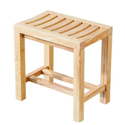 DMCHENGMA Spa Bench Wood Seat Stool Foot Rest Storage Shelf Home Bath Stool Wooden Bathroom Non-Slip Bench Old Man Bath Seat Bathtub Seat Disabled Handrail Shower Chair/Pregnant Woman Bath Stools
