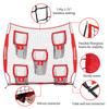 BaseGoal 7x7ft Football Net with 5 Target Pockets for Throwing Training view 2