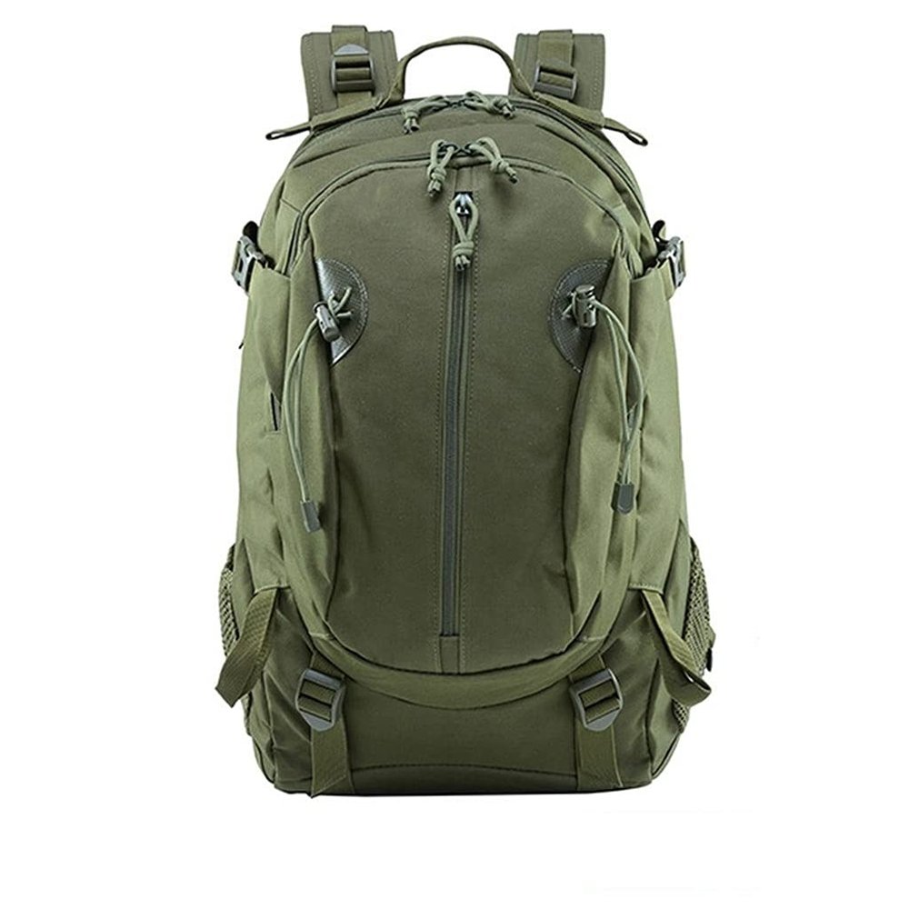 Outdoor Camping Bag Portable Assault Pack Military Tactical Backpack 3 Day Pack Bag Survival Rucksack 30L Backpack Hiking Travel ( Color : Army Green )