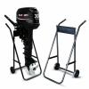 Outboard Motor Engine Trolley Stand Heavy Duty Foldable Boat Motor Carrier Stand Cart 70kg, Multi Purposed Portable Boat Motor Dolly Trolley Transport Stand for Long/Short Shaft Motors view 1