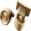 Boat Garboard Drain Plug 1/2" NPT Thread,solid brass Drain Plugs commonly used in boat hulls.Brass Cored Plug with Square Head 2pack(Durable) view 2