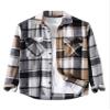 ZAFUL Classic Plaid Shirt for Men Plaid Print Flannel Shirt Gray XXL view 1