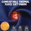 Kids Balaclava Ski Mask (with Breathable Holes) Windproof Winter Fleece Neck Face Warmer Boys Girls Dark Blue view 3