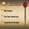 Shot! Darts Steel Tip, Americana Wrangler (23g/24g/25g), 80% Tungsten Barrel, Center Balanced, Handcrafted Professional Dart Set & Flights Made in New Zealand, Metal Tip for Bristle Dartboard view 2